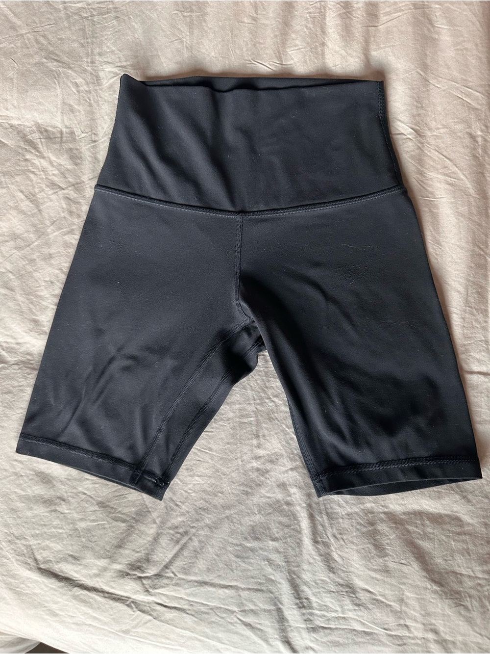 Lululemon Black High-Rise Biker Shorts Size 6